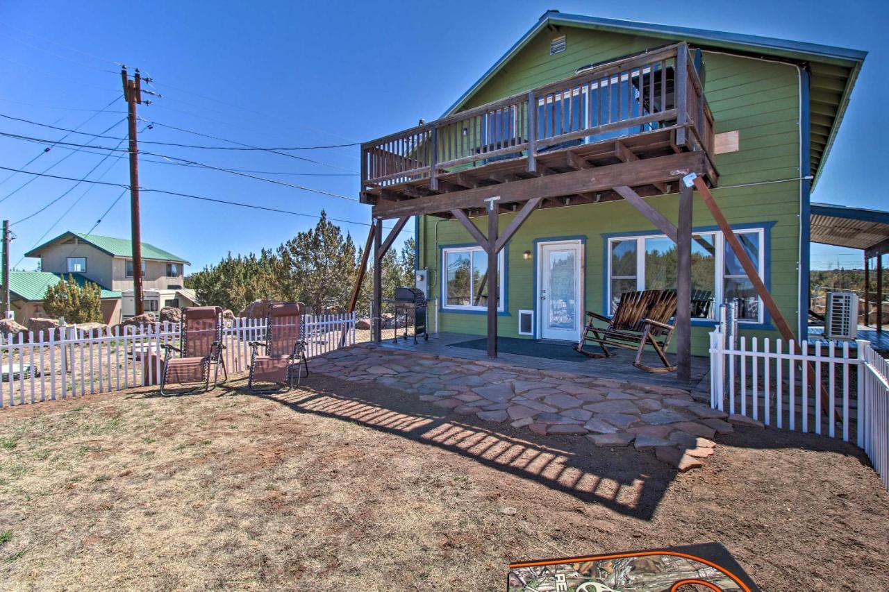 Show Low Home With Balcony Near White Mountain Lake Exterior foto